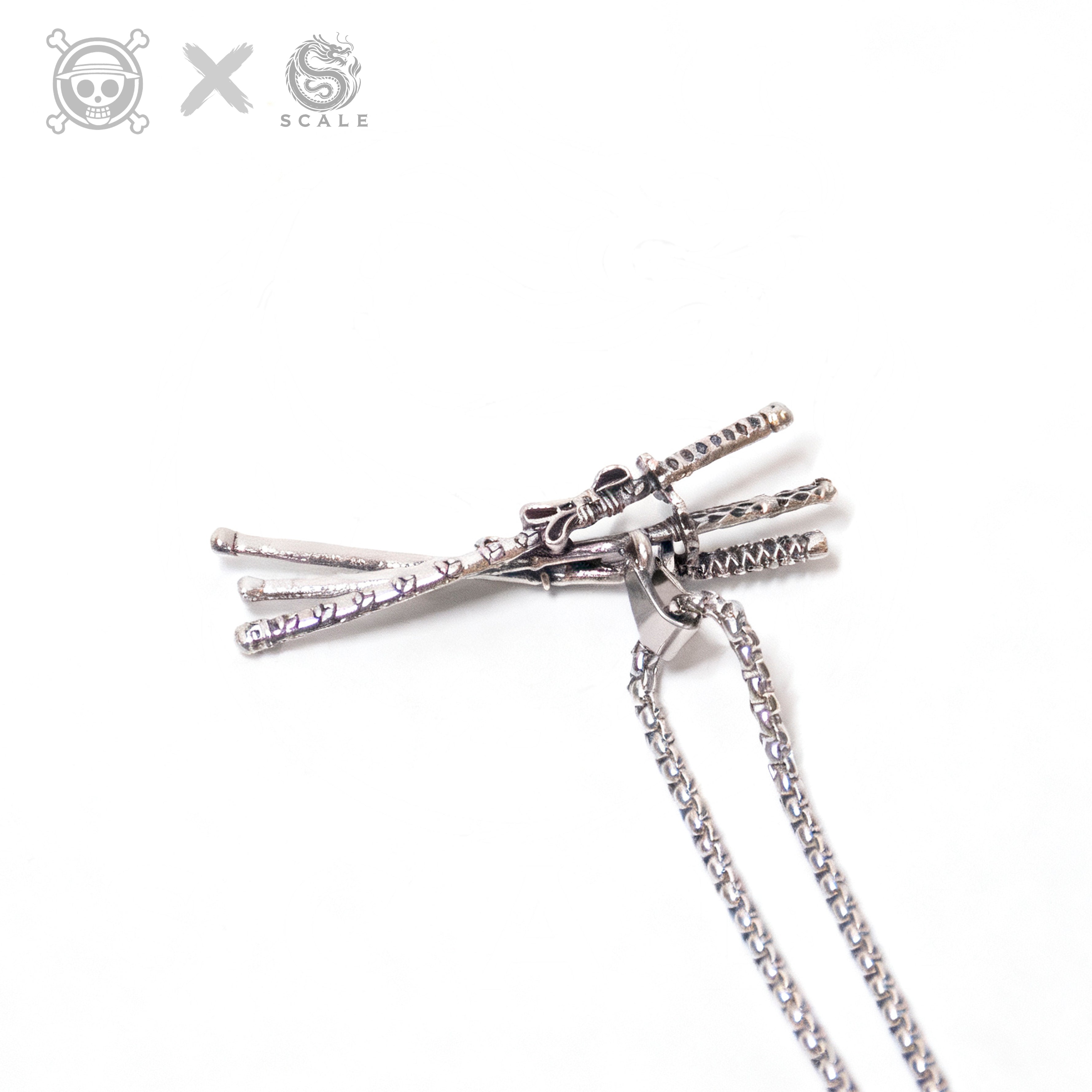 Anime Zoro-3-Blade Necklace Jewelry – Scale Boutique