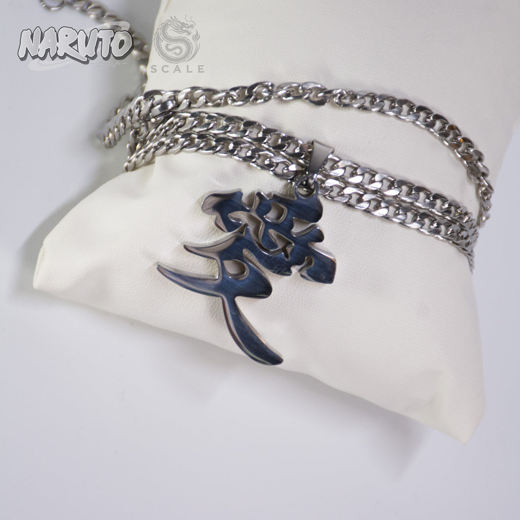 Naruto Gaara Necklace Kanji Love