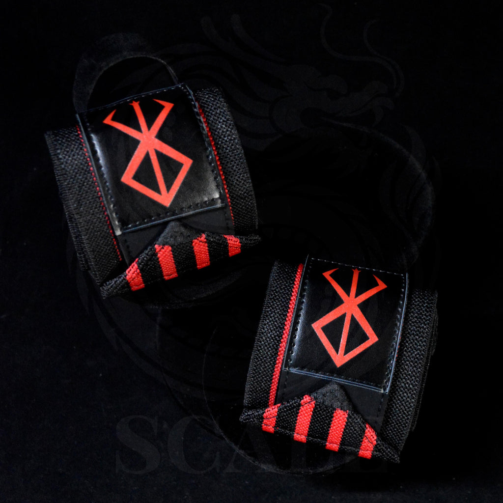 Brand of Sacrifice Fitness Wrist Wraps (19" Premium Leather)