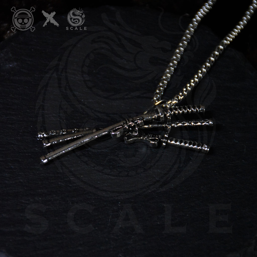 Anime Zoro-3-Blade Necklace Jewelry