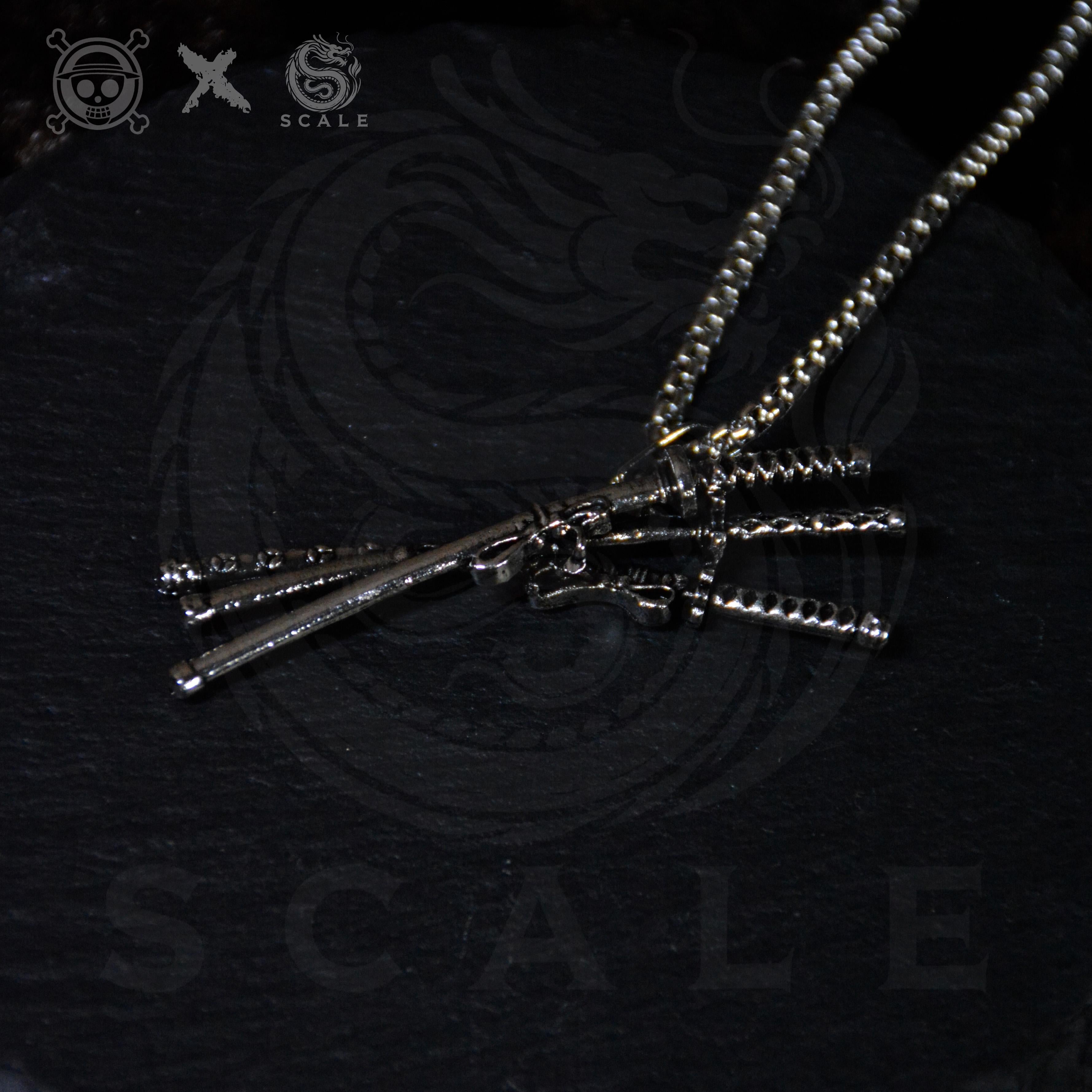 Anime Zoro-3-Blade Necklace Jewelry