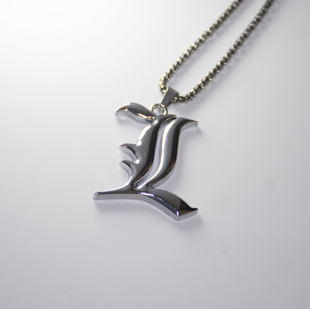 Death Note L Letter Necklace