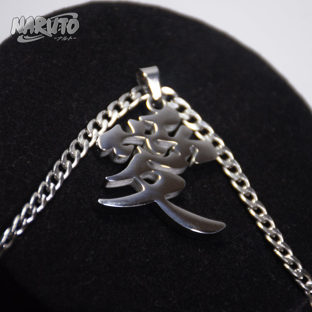 Naruto Gaara Necklace Kanji Love