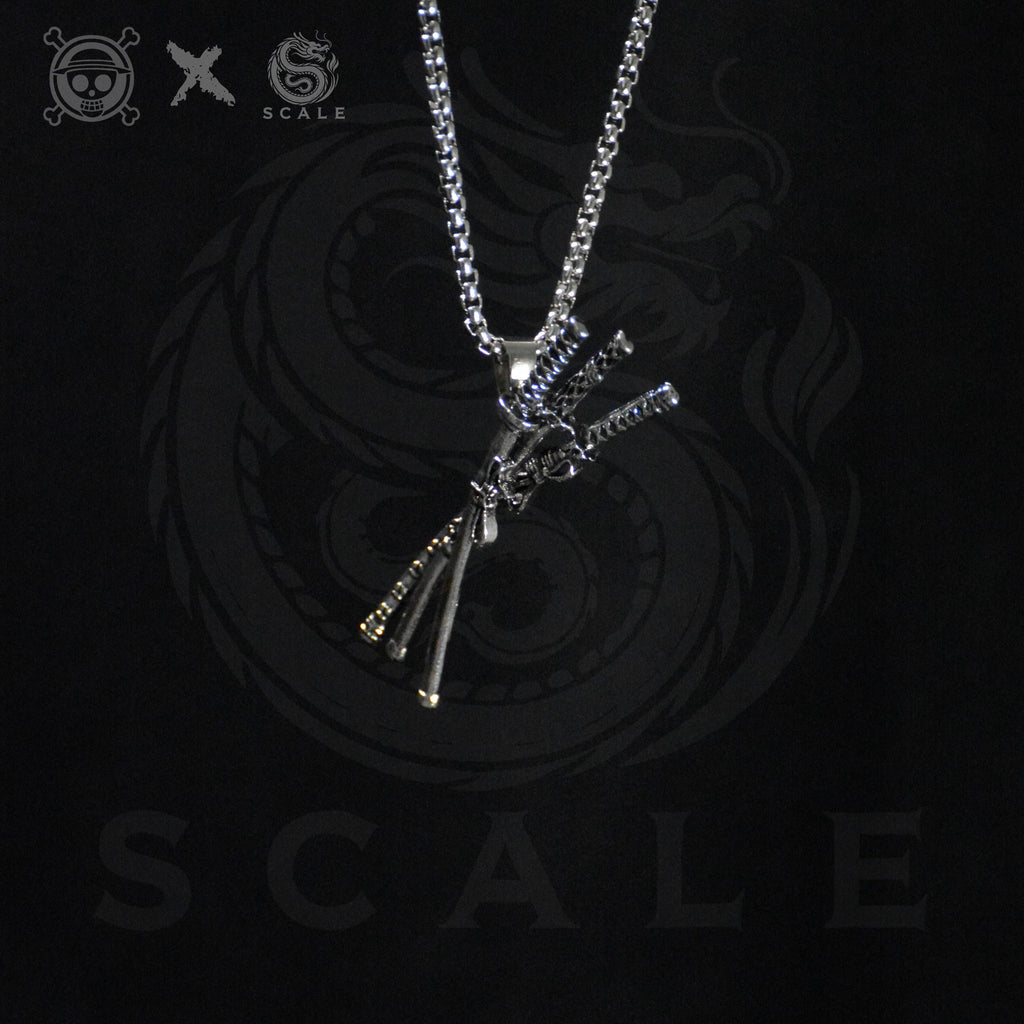 Anime Zoro-3-Blade Necklace Jewelry