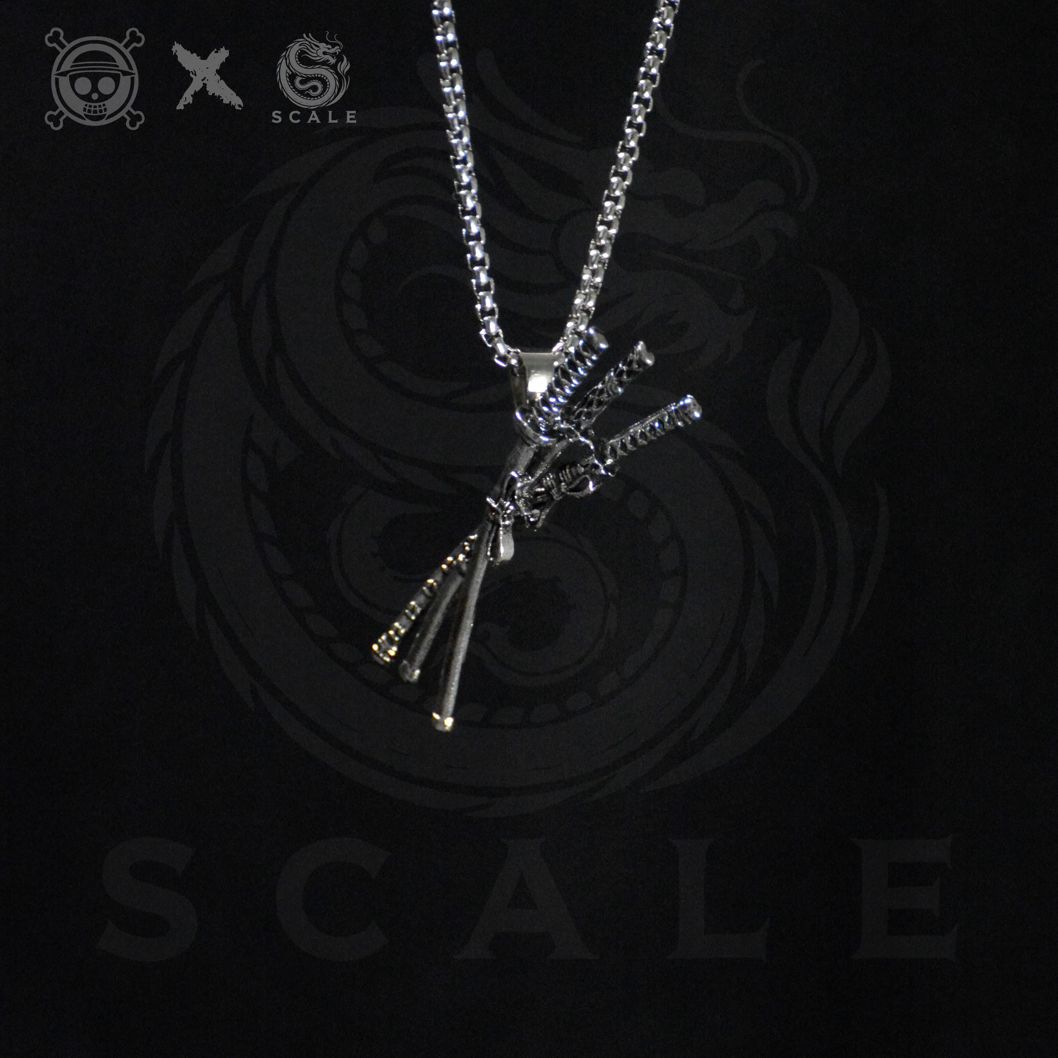 Anime Zoro-3-Blade Necklace Jewelry