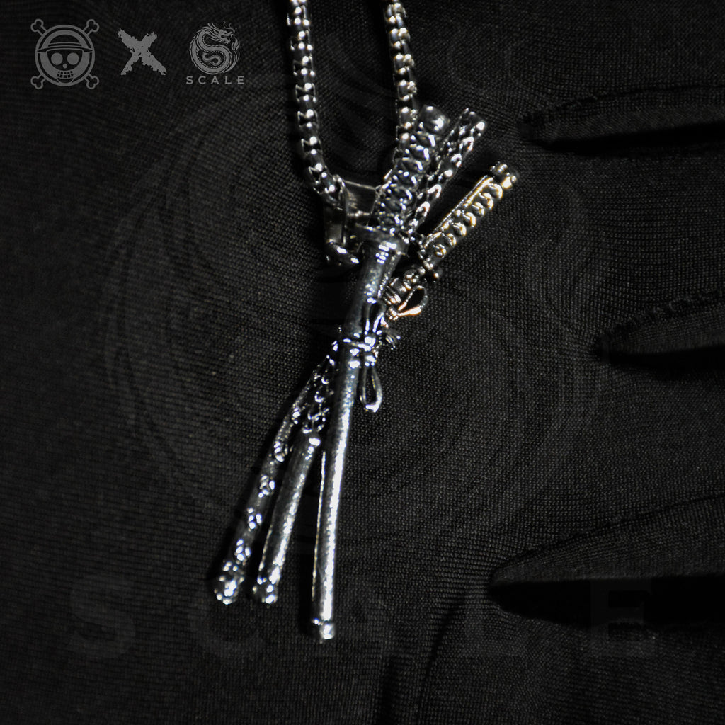 Anime Zoro-3-Blade Necklace Jewelry