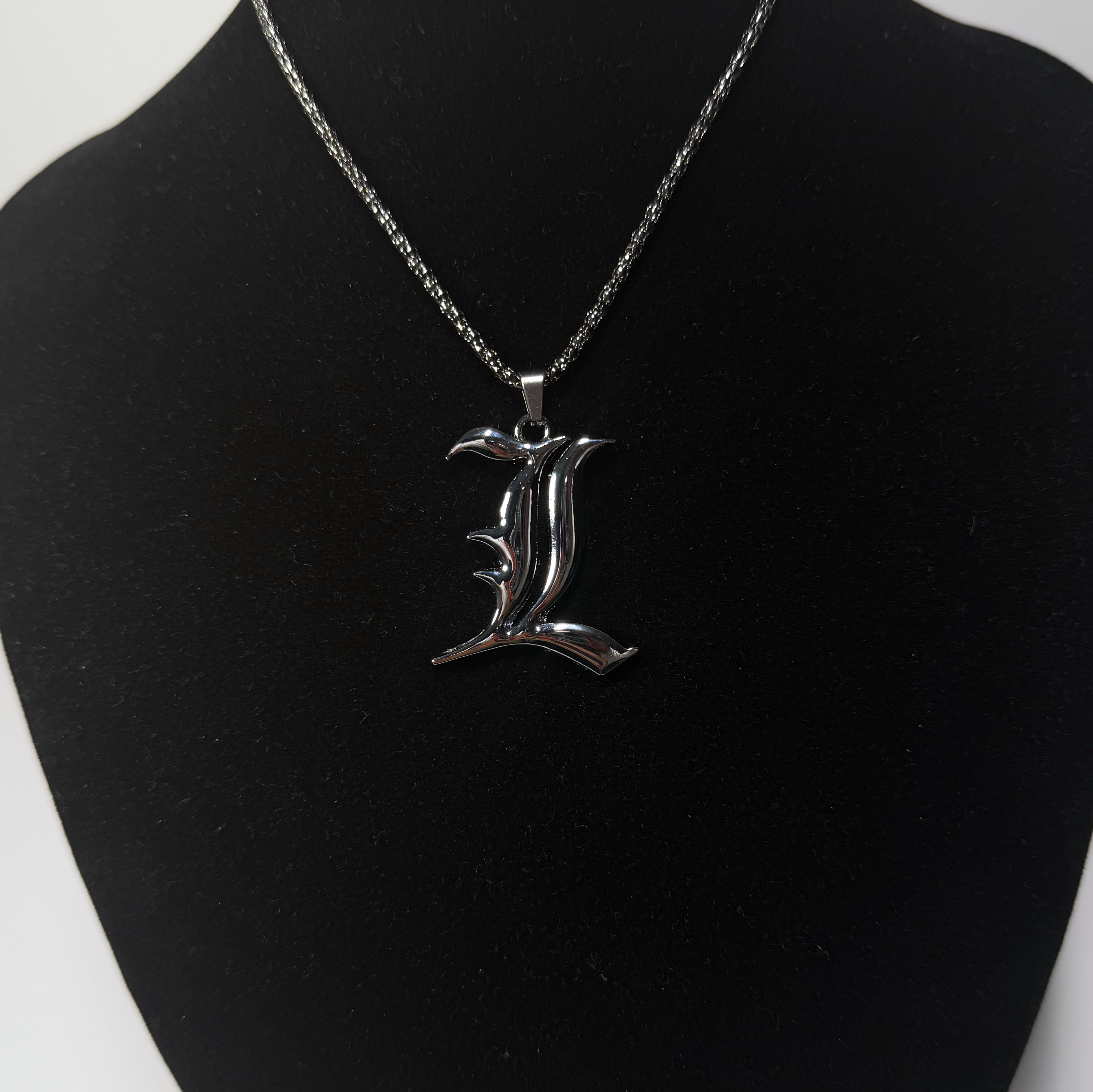 Death Note L Letter Necklace