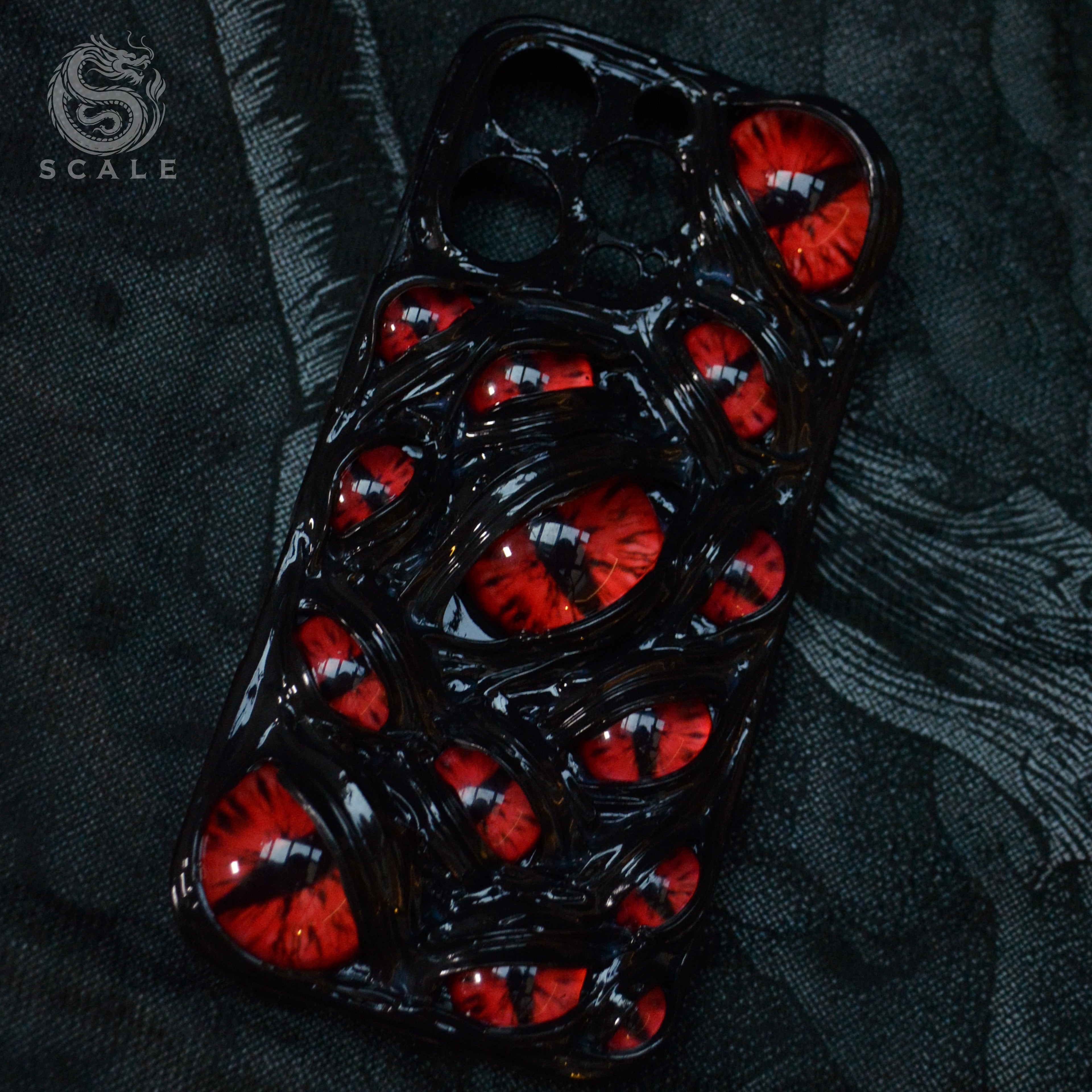 Cthulhu handmade  single eye phone case