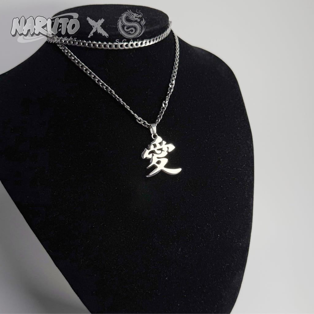 Naruto Gaara Necklace Kanji Love