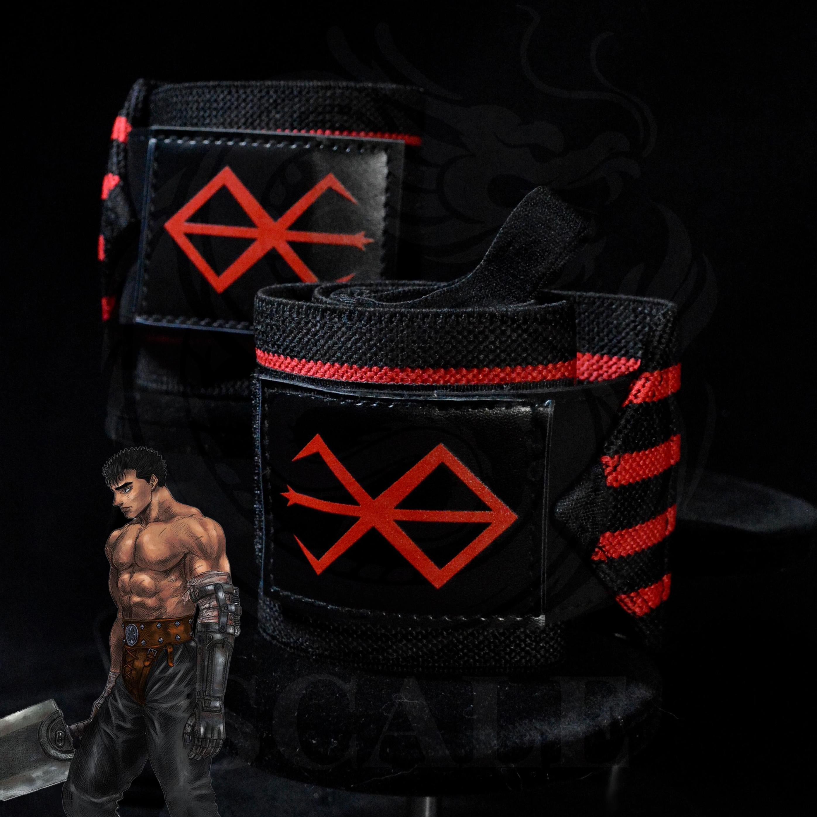Brand of Sacrifice Fitness Wrist Wraps (19" Premium Leather)