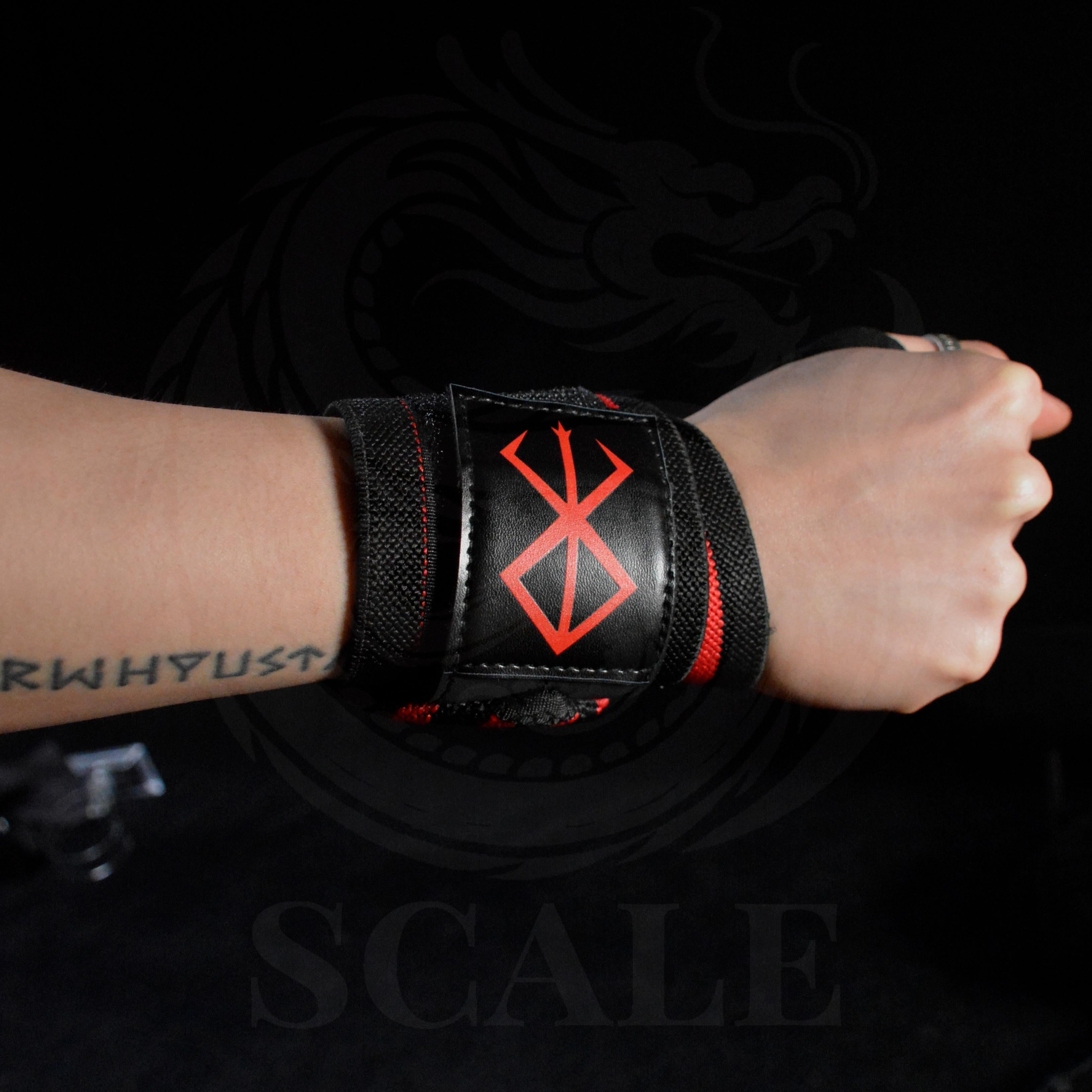 Brand of Sacrifice Fitness Wrist Wraps (19" Premium Leather)
