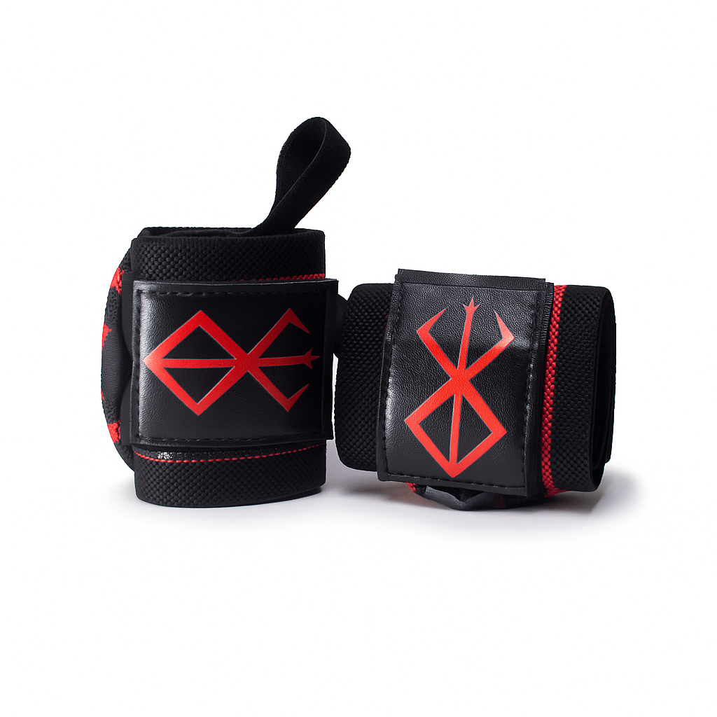 Brand of Sacrifice Fitness Wrist Wraps (19" Premium Leather)