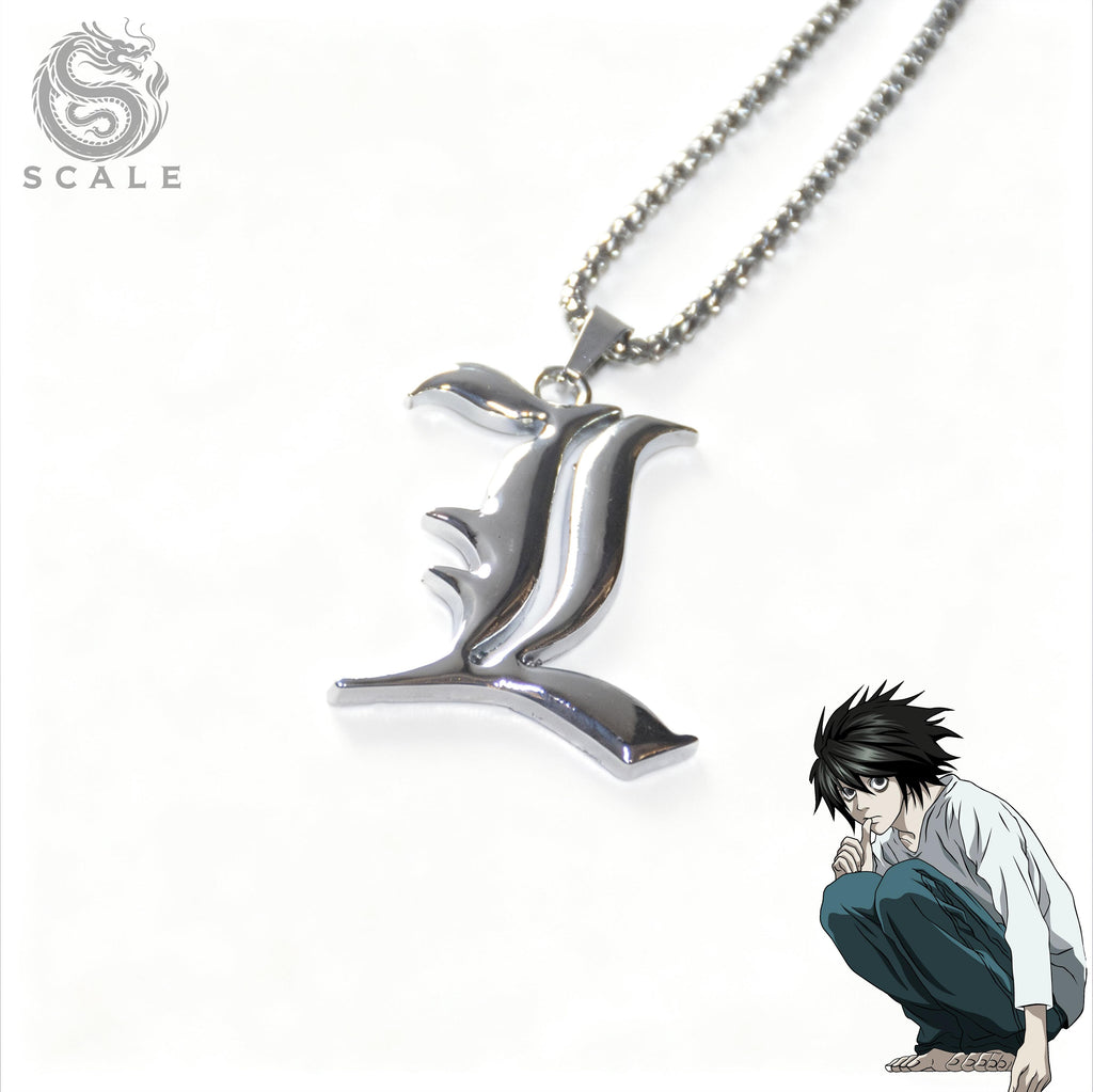 Death Note L Letter Necklace